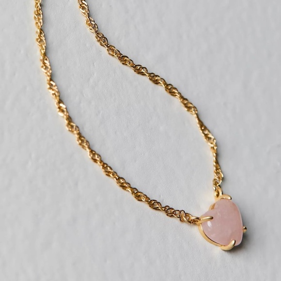 Free People Postcard Necklace & Patch Set – NWT – 14K Gold Plated – Gift-Ready - Picture 4 of 4